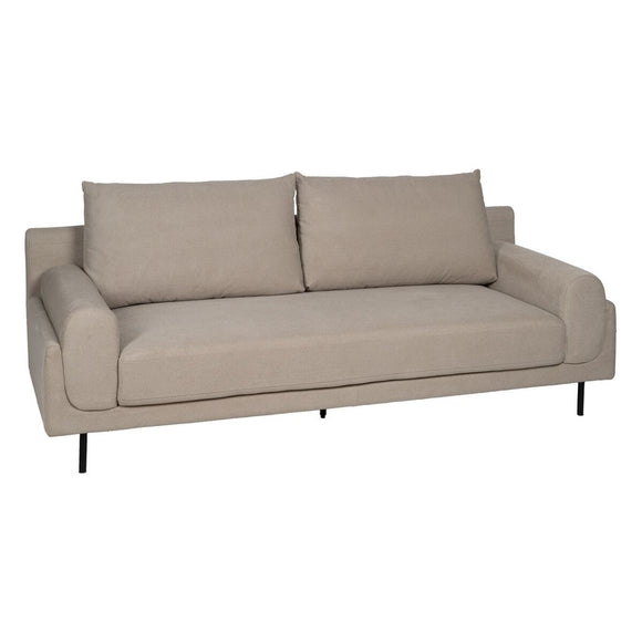 Sofa Taupe 216 x 86 x 90 cm-0