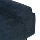 3-Seater Sofa Blue Wood 216 x 86 x 90 cm-3