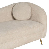 Sofa Beige 195 x 74 x 77 cm-5