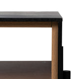 Centre Table ORLEANS Black Natural Iron MDF Wood 124 x 60 x 43,5 cm-3