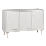 Sideboard BERET White Fir wood MDF Wood 120 x 40 x 81 cm-0