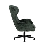 Armchair Black Green 78 x 84,5 x 104,5 cm-3