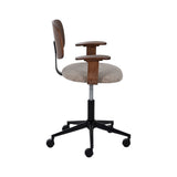 Office Chair Brown Black Beige 60 x 60 x 89 cm-8