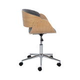 Office Chair Grey Natural 59 x 64 x 88 cm-8