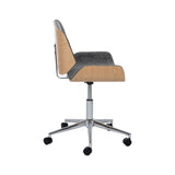 Office Chair Grey Natural 54 x 61 x 88 cm-8