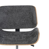 Office Chair Grey Natural 54 x 61 x 88 cm-6