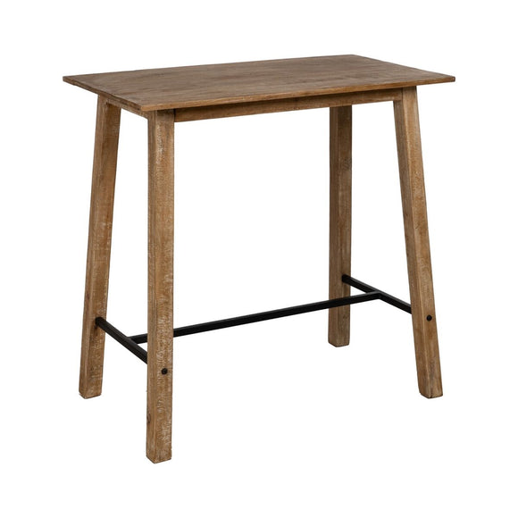 Table Black Natural 110 x 60 x 110 cm-0