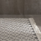 Carpet White Black 160 x 230 x 1 cm-6