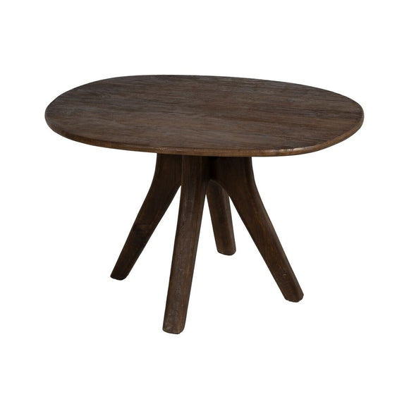 Dining Table Brown Mango wood 120 x 106 x 76 cm-0