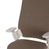 Office Chair White Taupe 67,5 x 62 x 114,5 cm-5