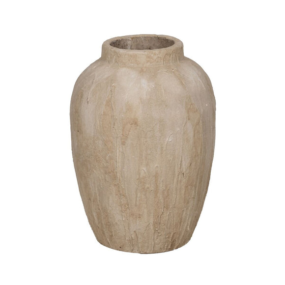 Vase Beige Ceramic 42,5 x 42,5 x 58 cm-0