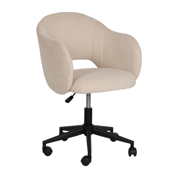 Office Chair Black Cream 56 x 56 x 85 cm-0