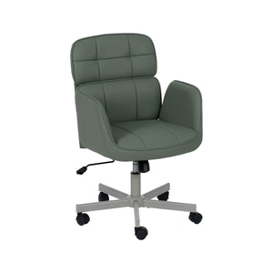 Dining Chair Green Grey Nylon Polyester Foam Wood Iron 57 x 60,5 x 85 cm-0