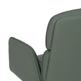 Dining Chair Green Grey Nylon Polyester Foam Wood Iron 57 x 60,5 x 85 cm-3