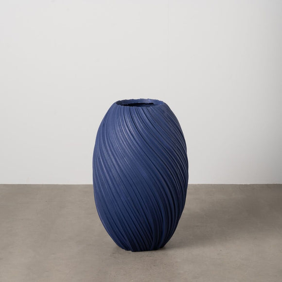 Vase Dark blue Magnesium 51,5 x 51,5 x 76,6 cm-0