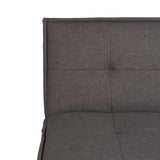 Sofabed Black Grey 181 x 102 x 85 cm-5