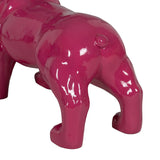 Decorative Figure Fuchsia Dog 88 x 38 x 63 cm-2