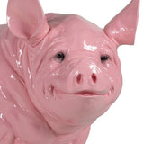 Decorative Figure Pink Pig 95 x 59 x 79 cm-4