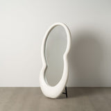 Free standing mirror White MDF Wood 85 x 170 x 10 cm-9