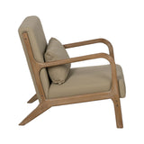 Armchair Beige 66 x 85 x 74 cm-9