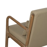 Armchair Beige 66 x 85 x 74 cm-5