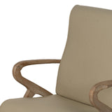 Armchair Beige 57 x 55 x 85 cm-6