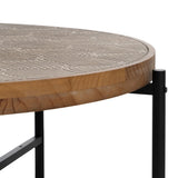 Centre Table Black Natural-4