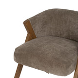 Dining Chair Polyester Wood Foam 58 x 59,5 x 68,5 cm-5