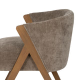 Dining Chair Polyester Wood Foam 58 x 59,5 x 68,5 cm-4