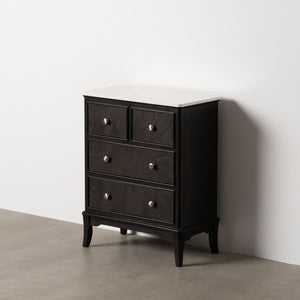 Chest of drawers MODS White Black-0