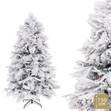 Christmas Tree PVC Polyethylene Pineapples Snowfall 60 x 60 x 150 cm-2