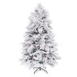 Christmas Tree PVC Polyethylene Pineapples Snowfall 100 x 100 x 240 cm-0