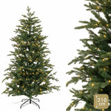 Christmas Tree Green PVC 80 x 80 x 210 cm-2