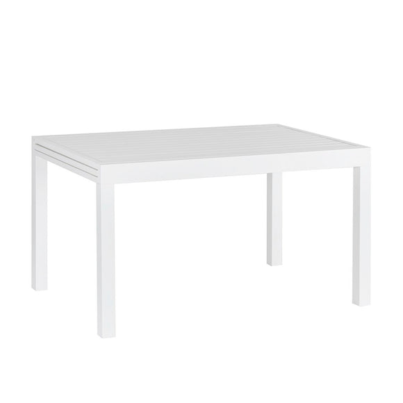 Dining Table Thais White Aluminium 135 x 90 x 74 cm-0