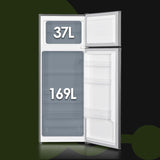 Combined Refrigerator Aspes AF145503EX 143 206 L Steel-4