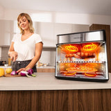 Air Fryer Cecotec Cecofry FoodCourt 18000 4Pizza 2700 W Steel 18 L-7