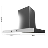 Conventional Hood Cecotec Flux TT 604400 Steel-3