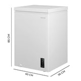 Cecotec Chest Freezer 143L Bolero CoolMarket 143P white E, 37dB, dual, LED-1