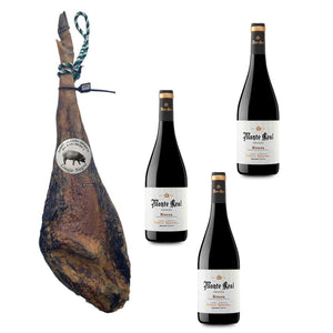 Grain-fed Iberico Ham Linaje Negro 8 kg-0