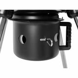 Coal Barbecue with Cover and Wheels Fieldmann FZG 1004 Black Circular-1