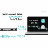 USB Hub i-Tec C31NANOTRIPLEDOCKPD Grey-10