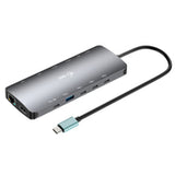 USB Hub i-Tec C31NANOTRIPLED140 Grey-4