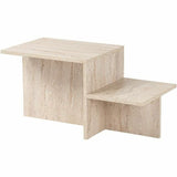 Centre Table Harmony Beige 80 x 40 x 40 cm-0