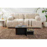 Centre Table Harmony Black 80 x 40 x 40 cm-3