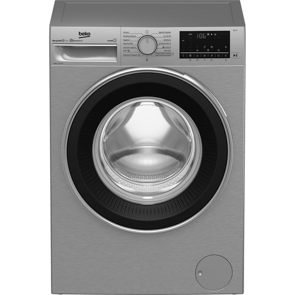 Washing machine BEKO B3WFT58220X 1200 rpm 60 cm 8 kg-0