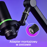 HyperX DuoCast USB Microphone (Black) RGB Lighting