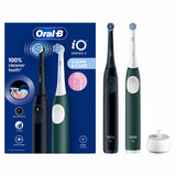 Electric Toothbrush Oral-B IO2 DUO Black Green (2 Units)-0