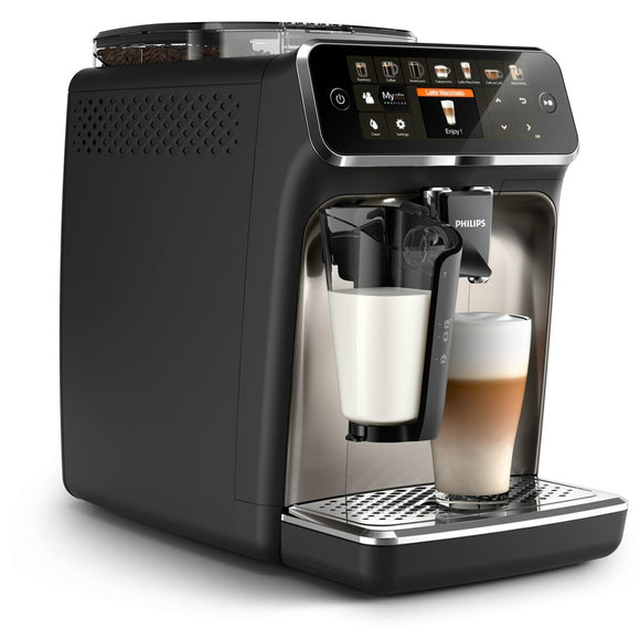 Superautomatic Coffee Maker Philips EP5447/90 Black Chrome 1500 W 15 bar 1,8 L-0