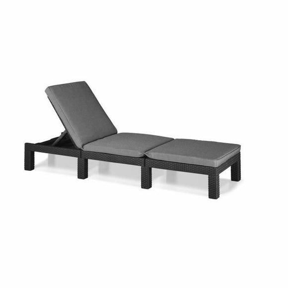 Sun-lounger Allibert by KETER Daytona De Luxe 187 x 58 x 29 cm Grey-0