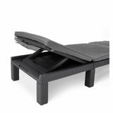 Sun-lounger Allibert by KETER Daytona De Luxe 187 x 58 x 29 cm Grey-2